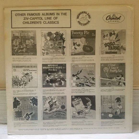 RARE Vintage 1950 Bozo On The Farm LP Record - Picture 2 of 2